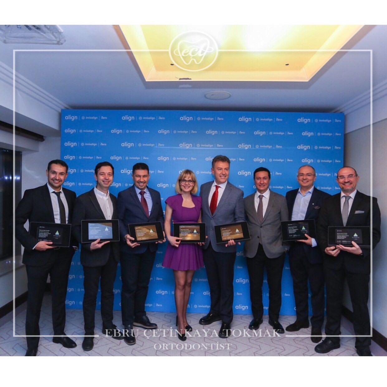invisalign Diamond Apex ödülümü aldım.